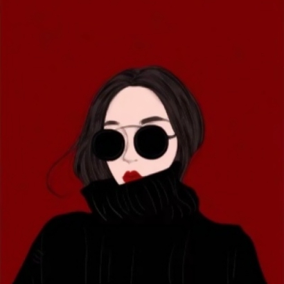 微信卡通情侣头像 冷酷一男一女酷感拉满（共12张）