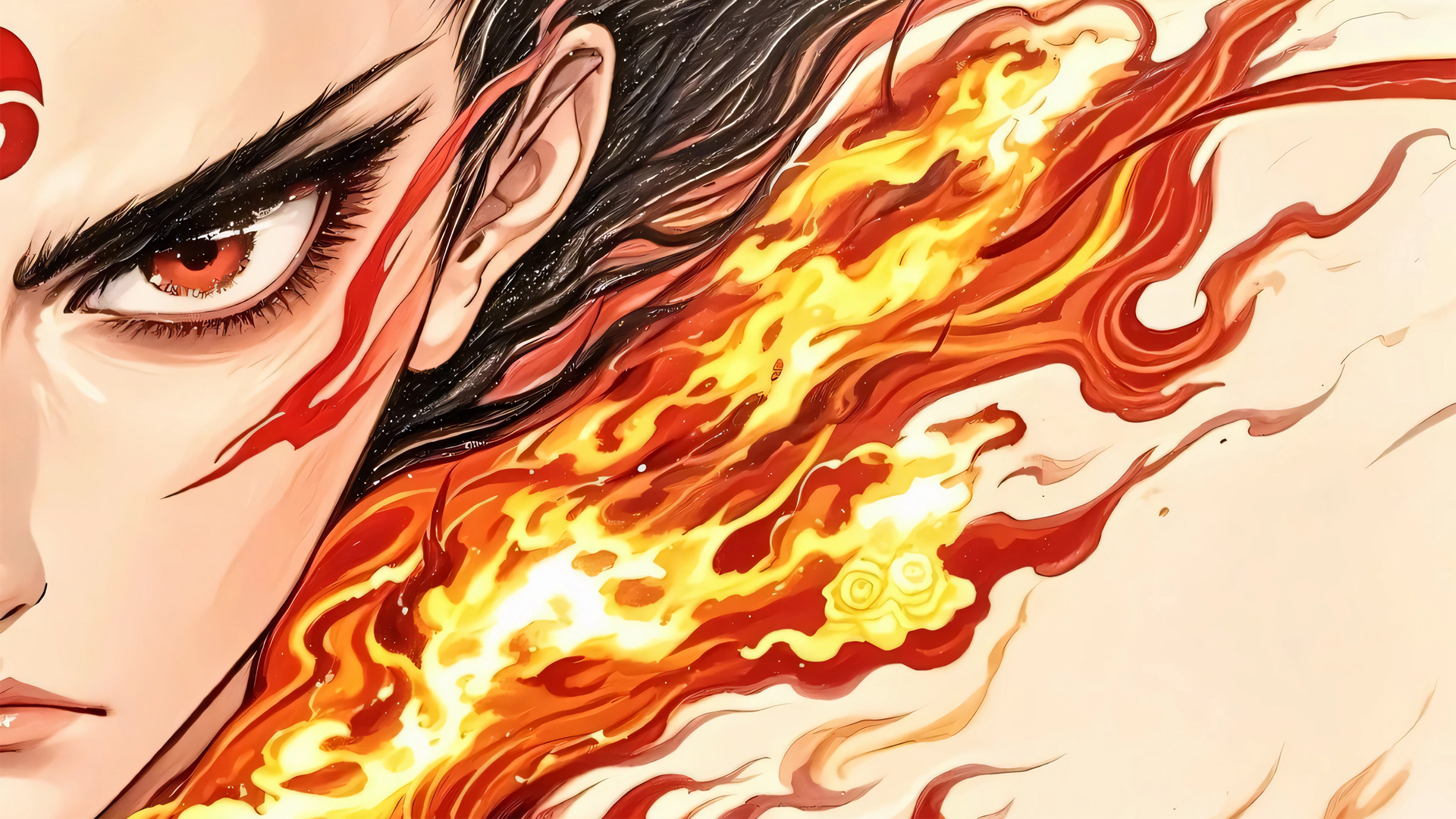 哪吒半边脸电脑桌面壁纸来啦 高清剧照直接用