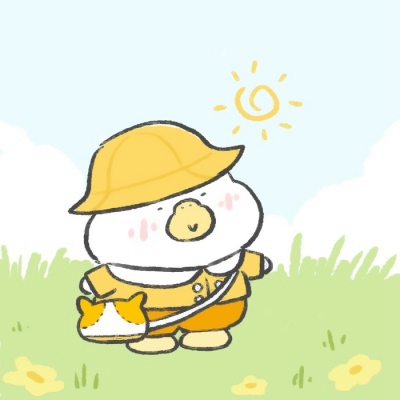 18张呆萌可爱卡通情侣头像合集