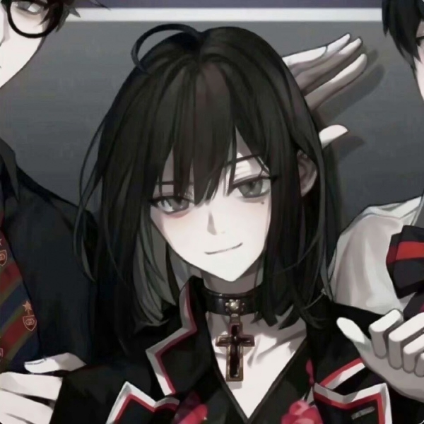 三人用的三角恋动漫情侣头像 超清24张一组