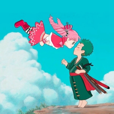 超甜！9组踮脚亲吻的动漫情侣头像