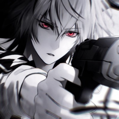 18张超拽黑暗系动漫情侣头像 高清无水印