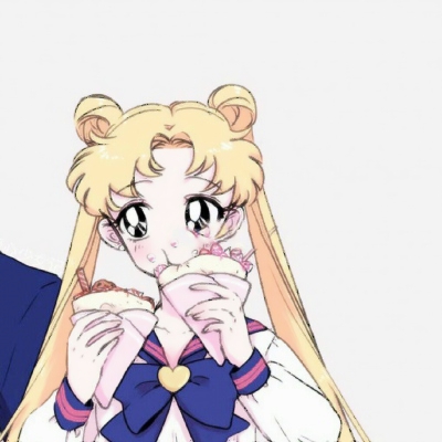 美少女战士主题CP情头 18张高清复古旧漫情侣头像