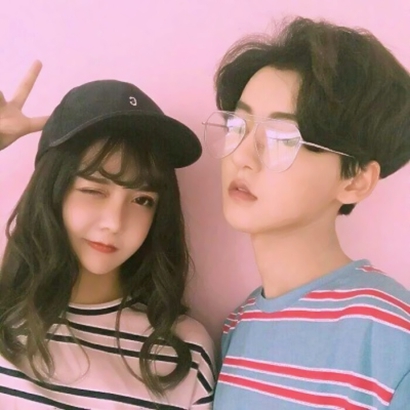 33组高清唯美真人情侣头像 一男一女两张一对