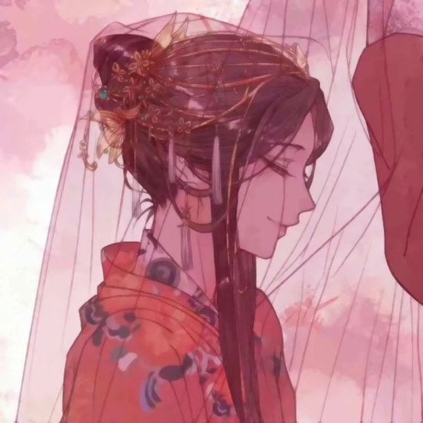 古风结婚红衣情侣头像来啦！12张高清好看的古风婚头合集