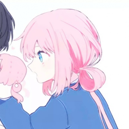 14组高清QQ动漫情侣头像 一左一右超好看