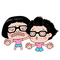 菜菜和饭饭的可爱情侣动态表情包