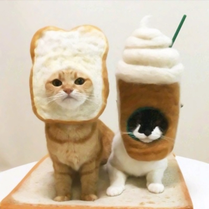 软萌猫咪情侣头像来啦！20张高清可爱的一对两张头像