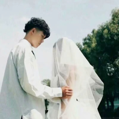 10组高清婚纱情侣头像 超适合当结婚照头像的一对两张图