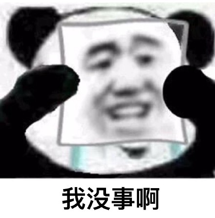 熊猫头戴假面具掩饰系列斗图表情包