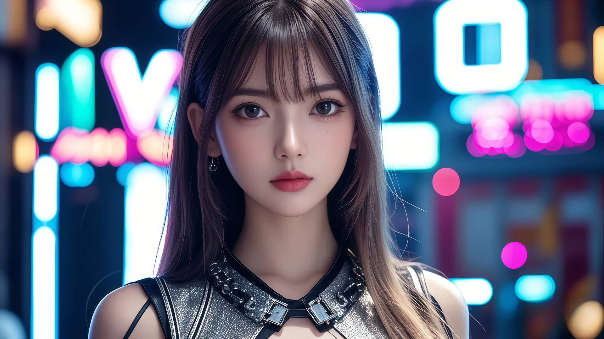 赛博少女皮蛋瘦肉邹高清动漫壁纸下载