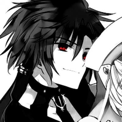 18张超拽黑暗系动漫情侣头像 高清无水印