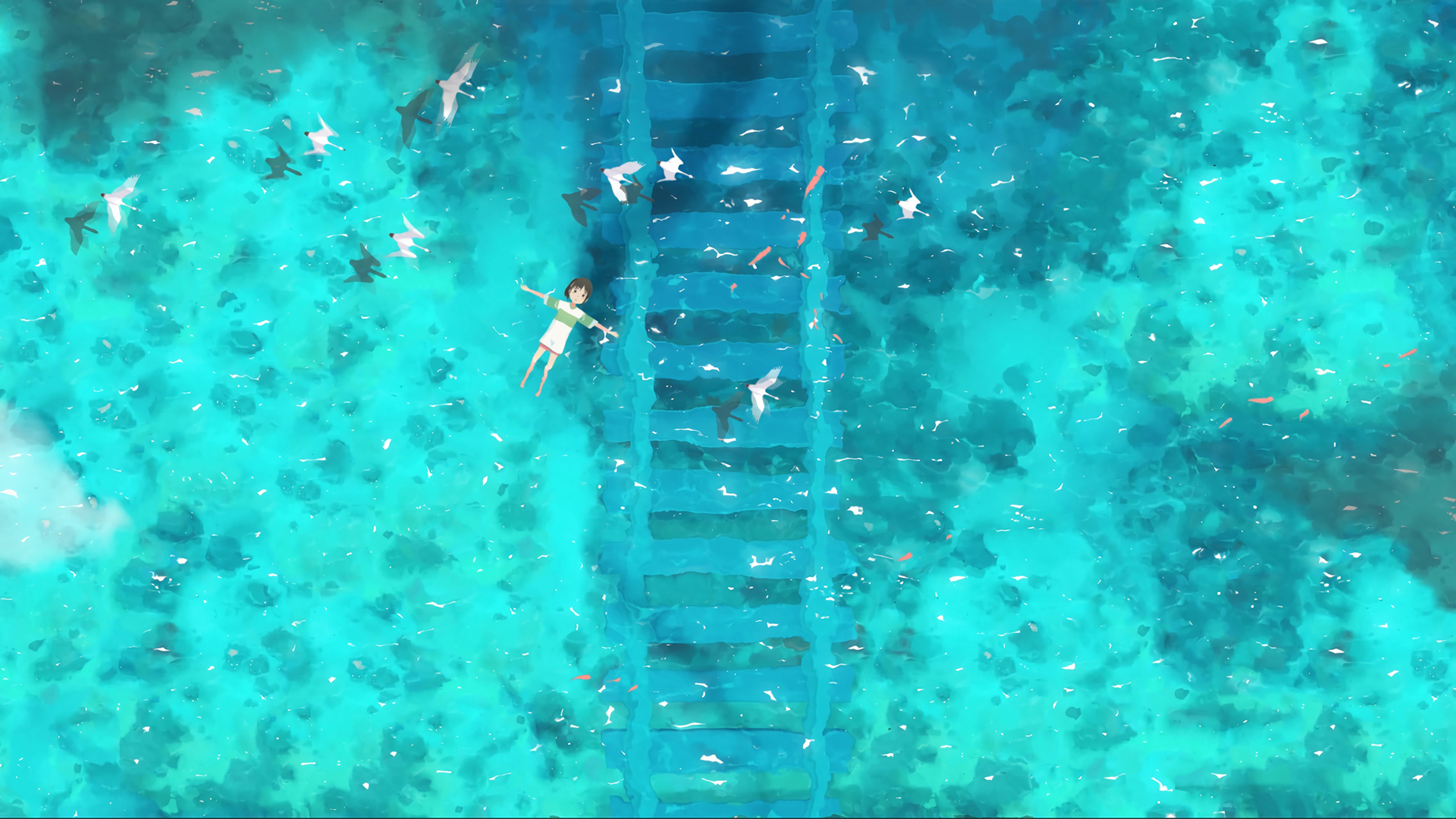 千与千寻主题唯美水景电脑壁纸上新