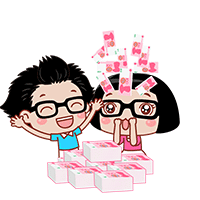 菜菜和饭饭的可爱情侣动态表情包