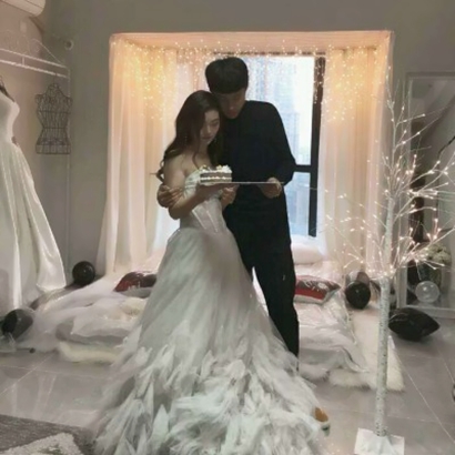 20组浪漫婚纱情侣头像 高清一对两张