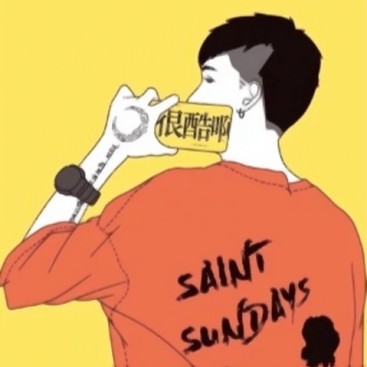 微信卡通情侣头像 冷酷一男一女酷感拉满（共12张）