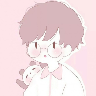 16张呆萌可爱卡通情侣头像 左右配对安排上