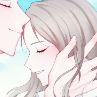 26组高清漫画情侣头像 男女各一张一人一半