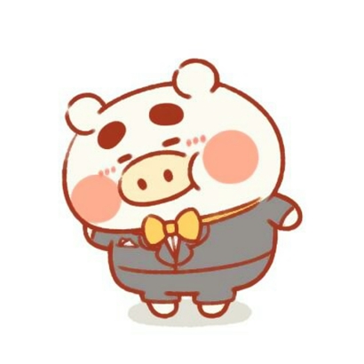 猪猪情侣头像一左一右！10张高清呆萌卡通款来啦