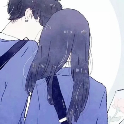 卡通动漫情侣头像来啦！一左一右高清款共28张