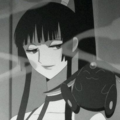 黑白丧系动漫情侣头像合集 18张高清图直接存