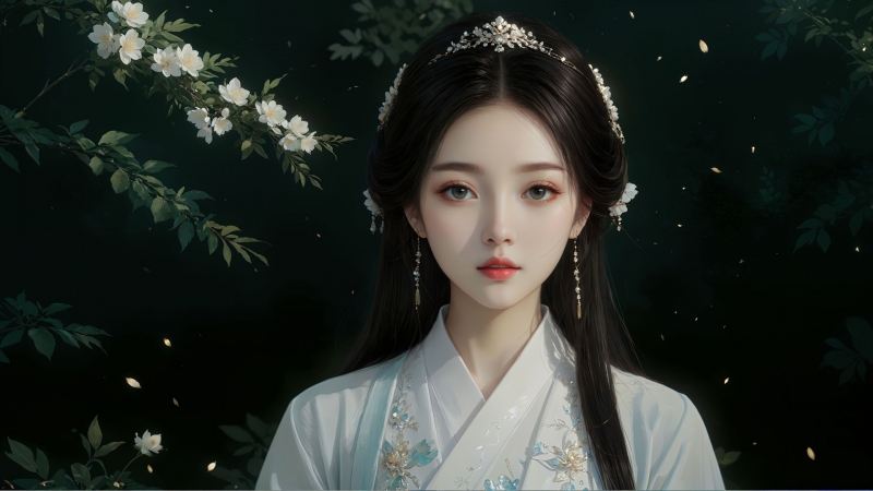 清冷古风美女动漫壁纸 高清资源一键get
