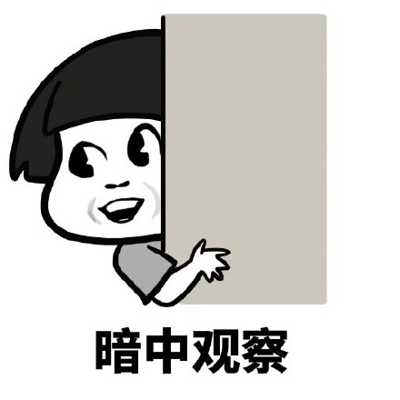斗图神器！这款「暗中观察」表情包简直是聊天氛围感拉满