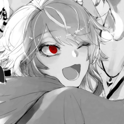 18张超拽黑暗系动漫情侣头像 高清无水印