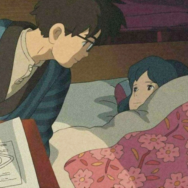 32张超清复古动漫情侣头像！一男一女氛围感拉满