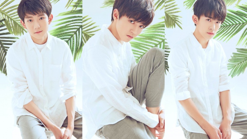 TFBOYS白衬衫电脑桌面壁纸分享，多款高清尺寸可选