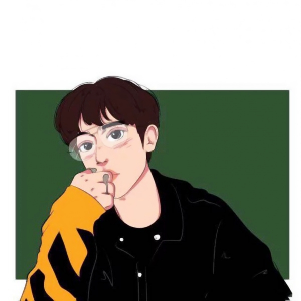 动漫嘻哈情侣头像合集 一人一张共10组一对两张