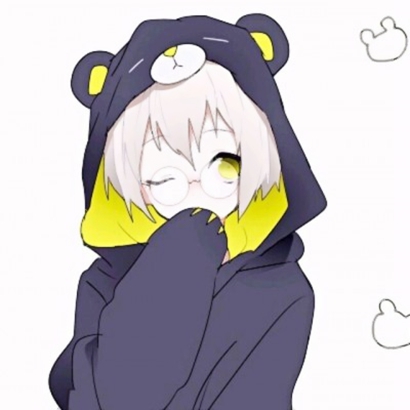 18组卡通风一男一女情侣头像合集