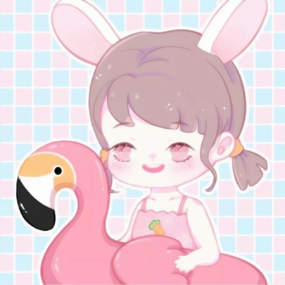 微信情侣头像卡通呆萌一对两张一男一女 34组素材合集