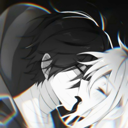 适合微信用的偏丧风暗黑系动漫情侣头像 高清10组