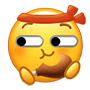 聊天必备！小黄脸吃东西表情包合集