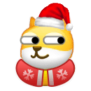 圣诞限定！小黄脸戴圣诞帽穿圣诞衣表情包合集