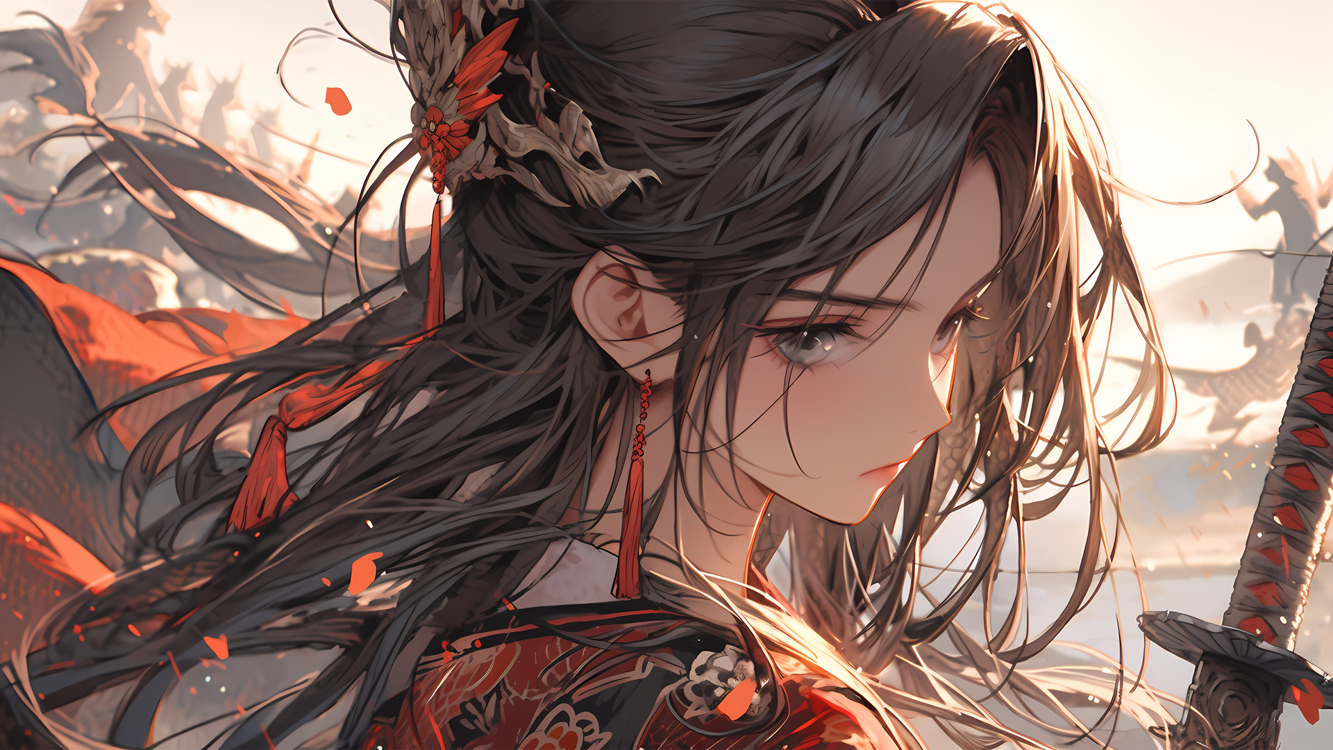 古风动漫女侠高清电脑壁纸合集来啦