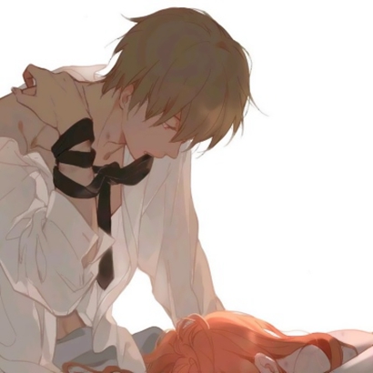 14组高清漫画风一左一右情侣头像 好看又适配