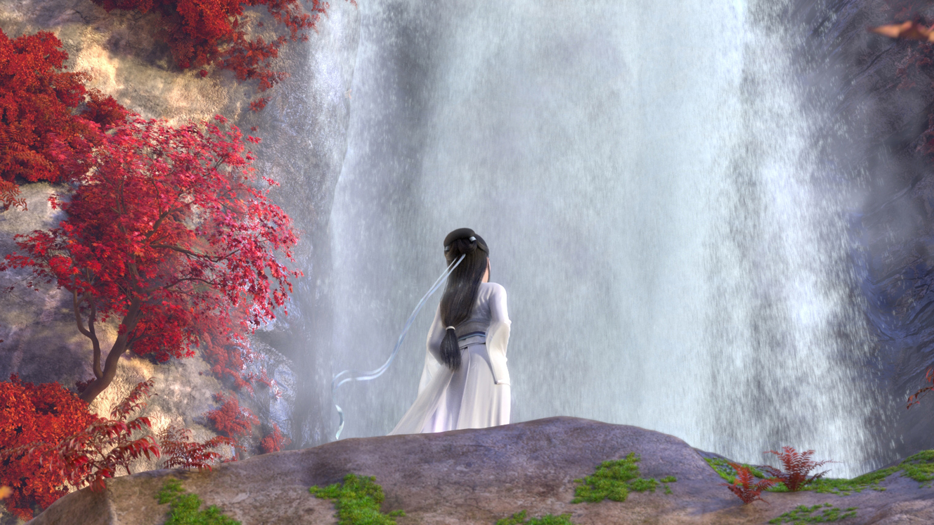 《白蛇缘起》小白背影高清壁纸来啦！
