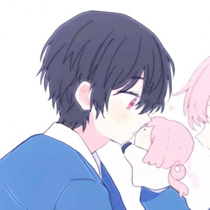 14组高清QQ动漫情侣头像 一左一右超好看