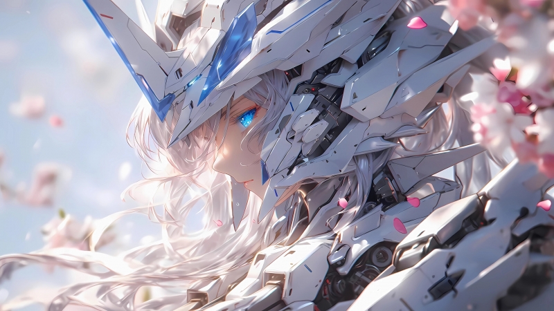 机甲少女主题高清动漫壁纸 多款分辨率可选