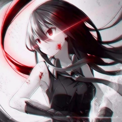 黑白丧系动漫情侣头像带血 10张超好看的漫画情头