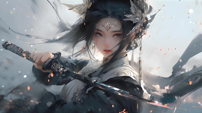 古风武侠动漫美女壁纸合集 高清尺寸任选