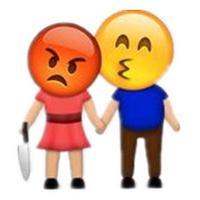 这里有一套emoji肌肉表情包，斗图能用得上