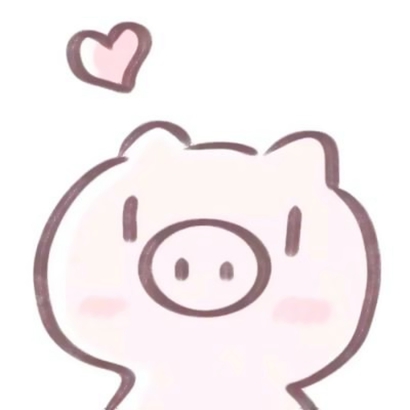 当下超火的小粉猪情侣头像 一共6张合集