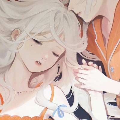 20组成对的二次元卡通情侣头像，左右分镜超适配！