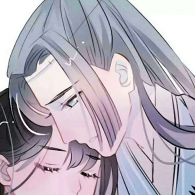 古风情侣头像一对两张，配文“喝不完忘情泉不让你如烟”