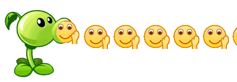 植物大战僵尸豌豆射手发射表情包来啦