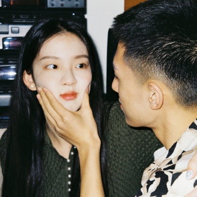 ins上超火的高甜真人情侣头像 稀有款共8张