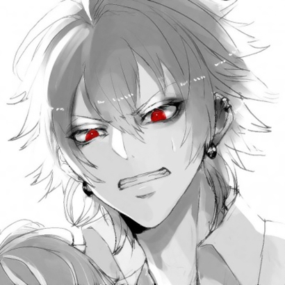 18张超拽黑暗系动漫情侣头像 高清无水印